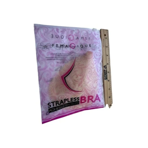 Femagique Silicone Adhesive Strapless Backless Bra Womens B Cream New FSASB-OWB - Picture 13 of 13